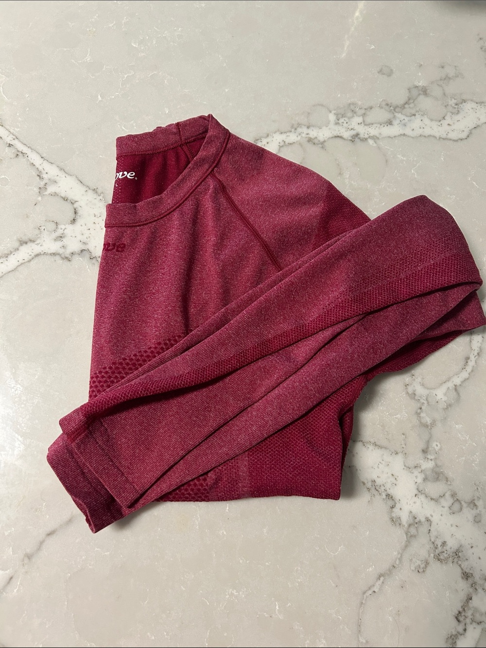 Clove Underscrub Long Sleeve Top, Size Large